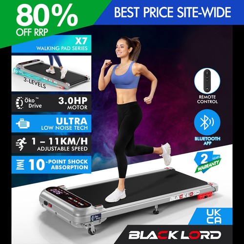 Black lord 1 treadmill - black,