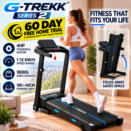 Trekk 4hp treadmill - g-trekk,