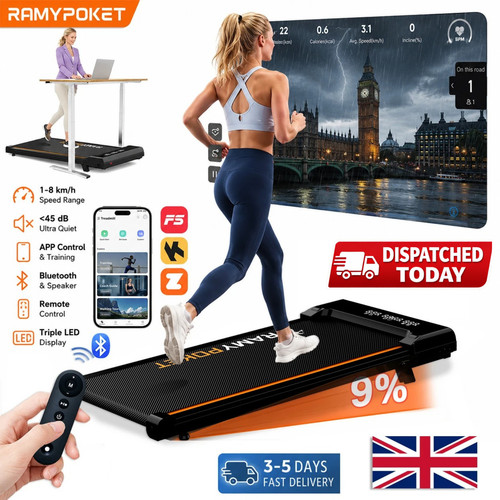 Walking pad with incline under - walking,