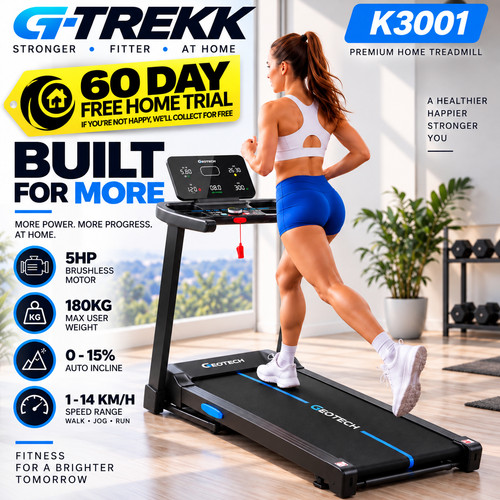 Trekk treadmill 5hp 180kg - treadmill,