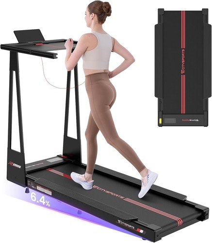 Folding treadmill with - folding,
