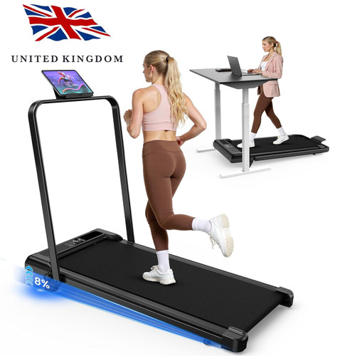 Folding electric treadmill - electric, 8%