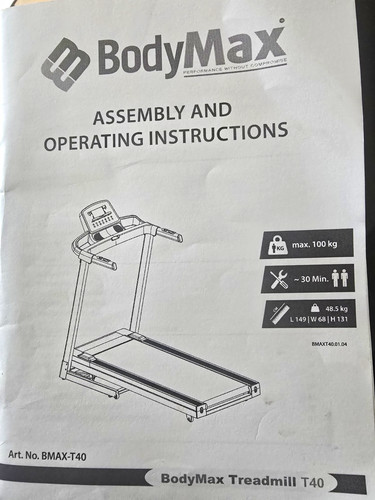 Bodymax t40 electric motorised - electric,