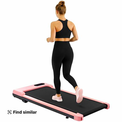 Pink electric walking pad - pink,