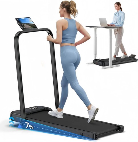 Walking pad with incline - with,