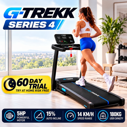 Trekk 5hp treadmill - 5hp, auto