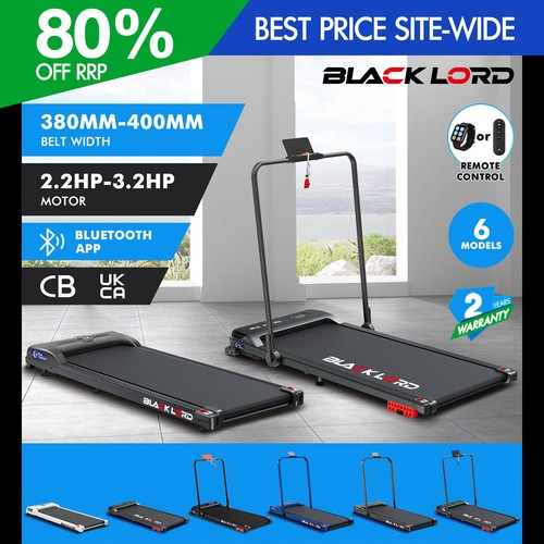 Black lord treadmill incline - black,