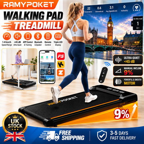 Walking pad with - pad, incline